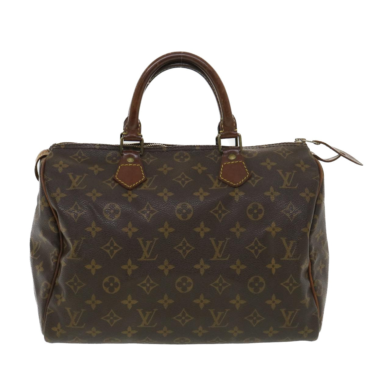 LOUIS VUITTON Monogram Speedy 30 Hand Bag M41526 LV Auth 38993