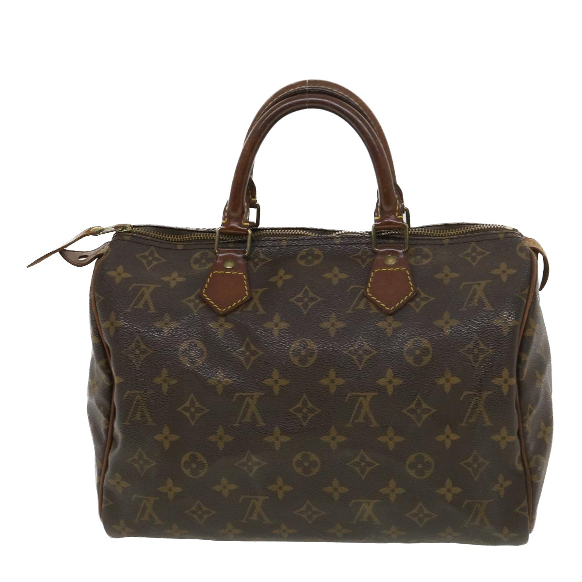 LOUIS VUITTON Monogram Speedy 30 Hand Bag M41526 LV Auth 38993