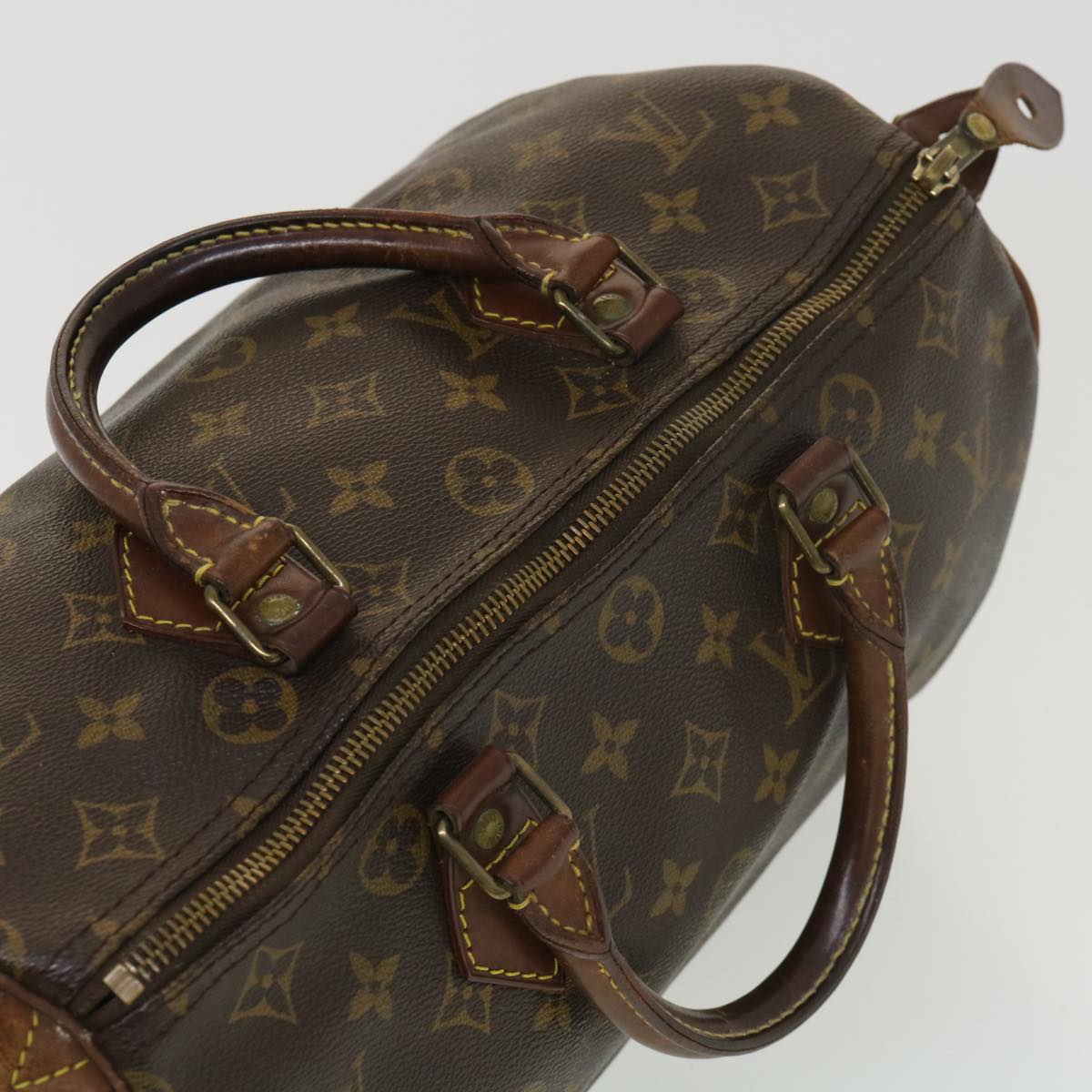 LOUIS VUITTON Monogram Speedy 30 Hand Bag M41526 LV Auth 38993