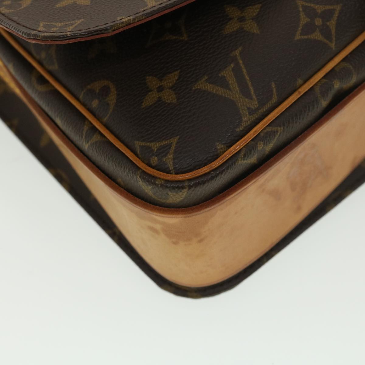 LOUIS VUITTON Monogram Cartouchiere GM Shoulder Bag M51252 LV Auth 38995