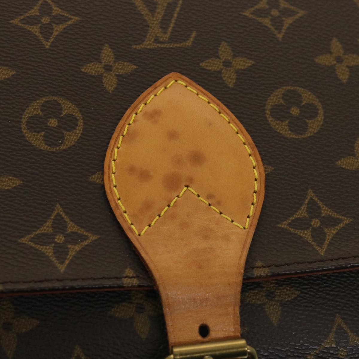 LOUIS VUITTON Monogram Cartouchiere GM Shoulder Bag M51252 LV Auth 38995