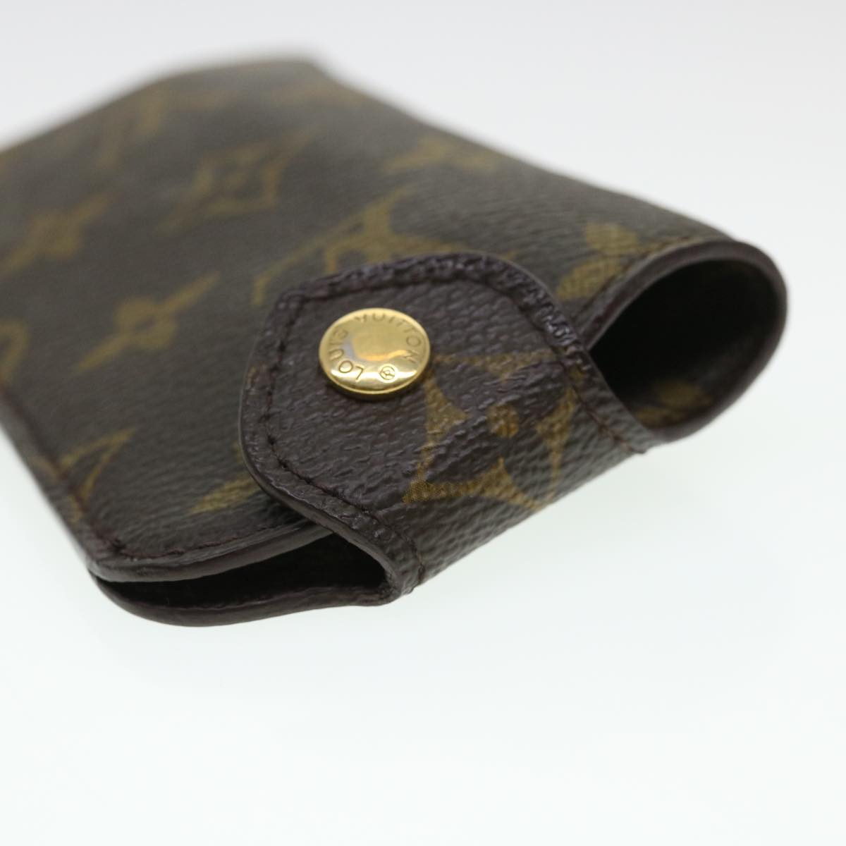 LOUIS VUITTON Monogram Etui Lunette PM Glasses Case M66545 LV Auth 39002