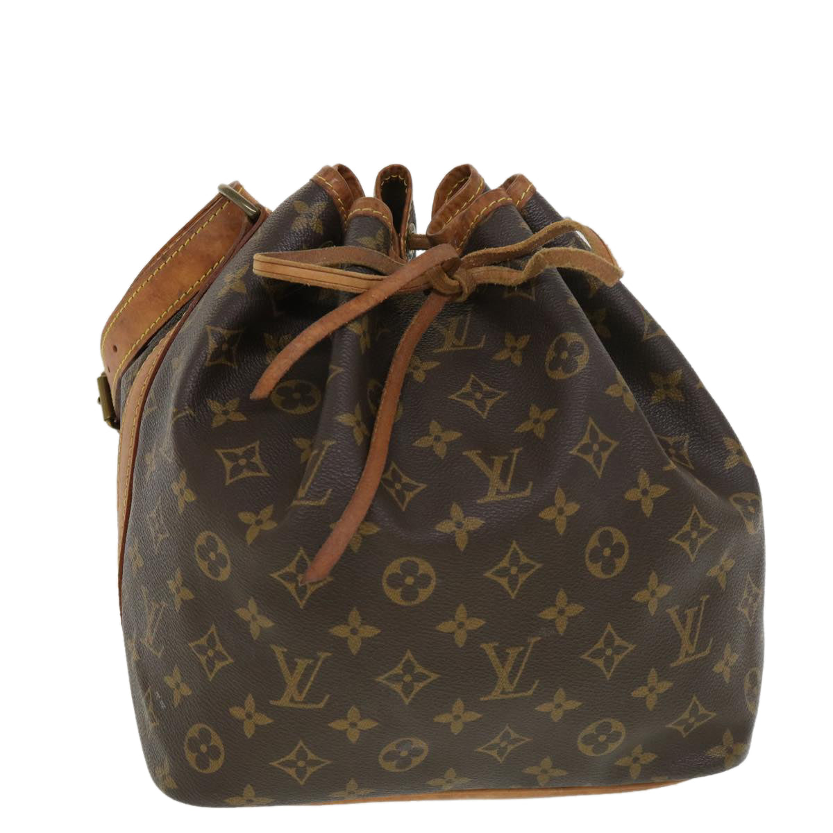 LOUIS VUITTON Monogram Petit Noe Shoulder Bag M42226 LV Auth 39014