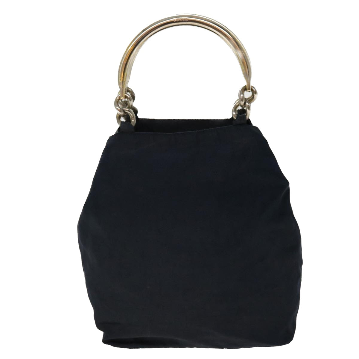 PRADA Hand Bag Nylon Navy Auth 39030