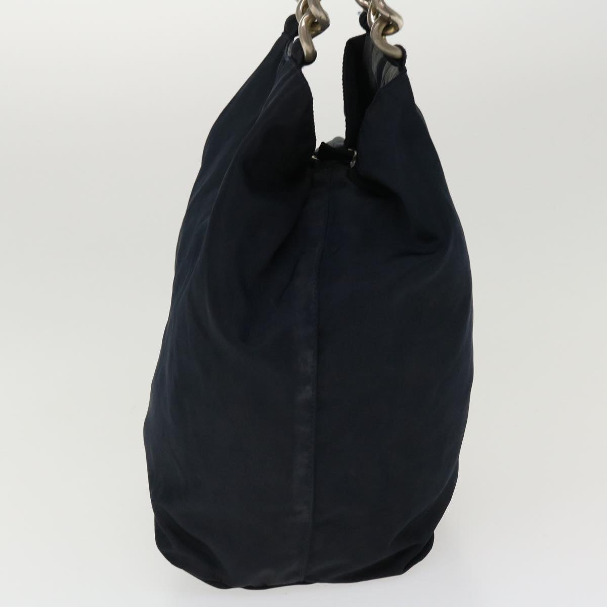 PRADA Hand Bag Nylon Navy Auth 39030