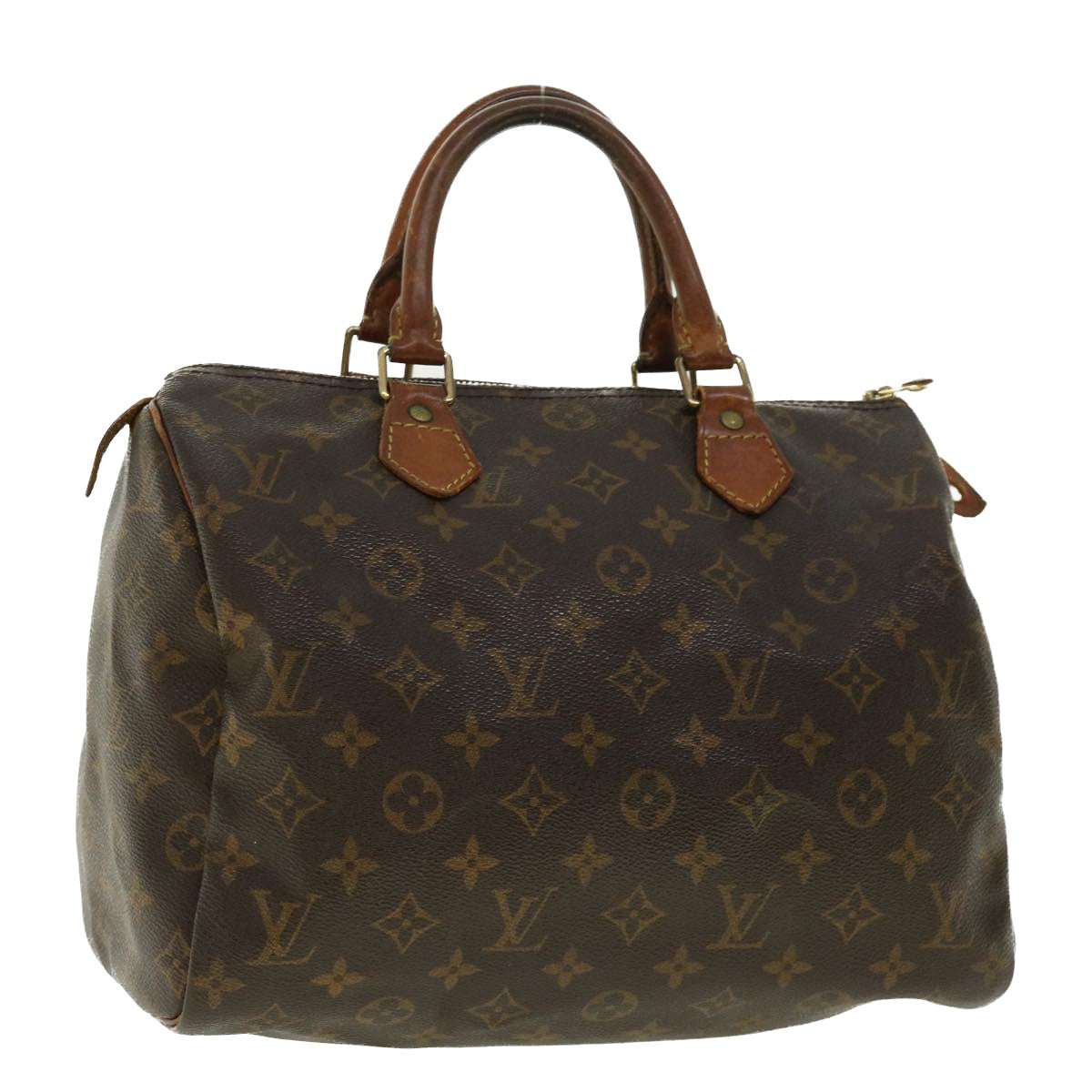 LOUIS VUITTON Monogram Speedy 30 Hand Bag M41526 LV Auth 39032