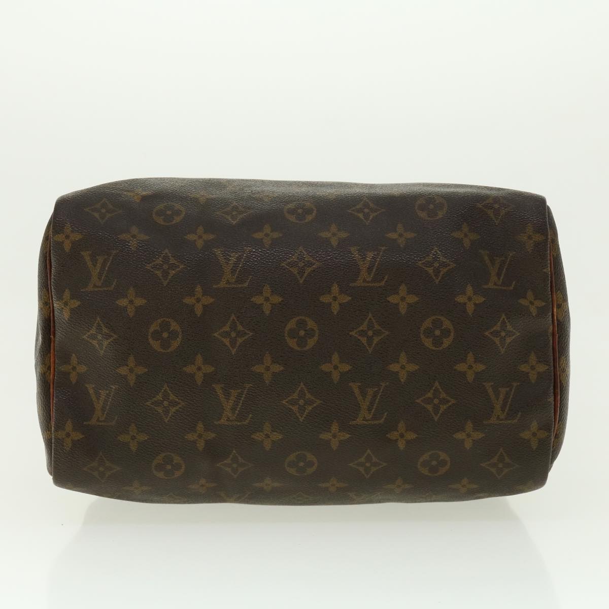 LOUIS VUITTON Monogram Speedy 30 Hand Bag M41526 LV Auth 39032