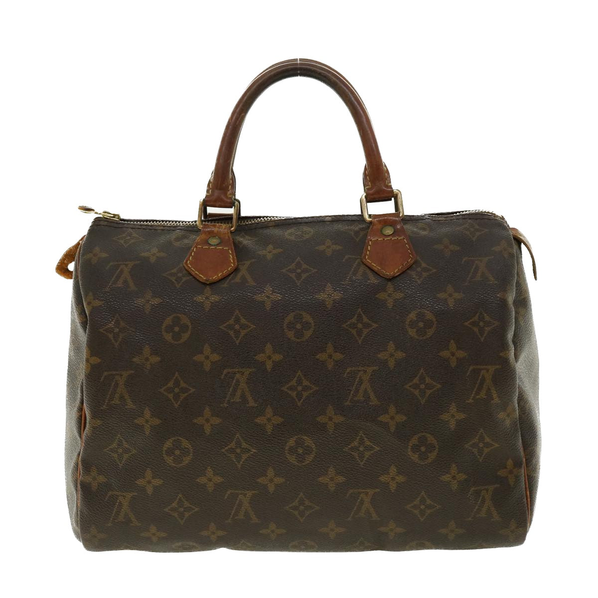 LOUIS VUITTON Monogram Speedy 30 Hand Bag M41526 LV Auth 39032