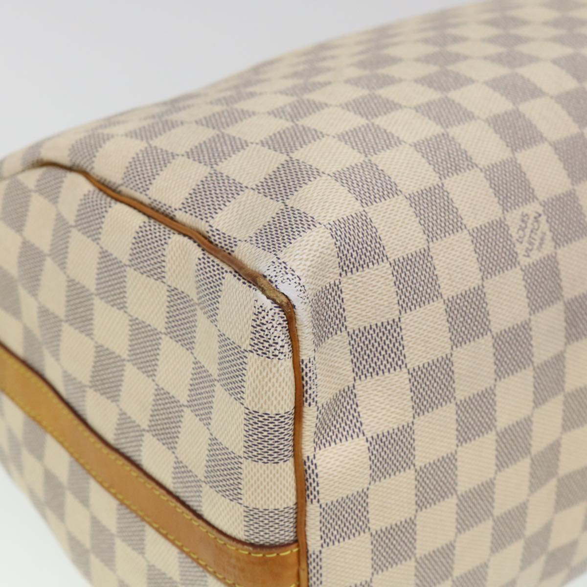 LOUIS VUITTON Damier Azur Speedy Bandouliere 35 Hand Bag N41002 LV Auth 39036