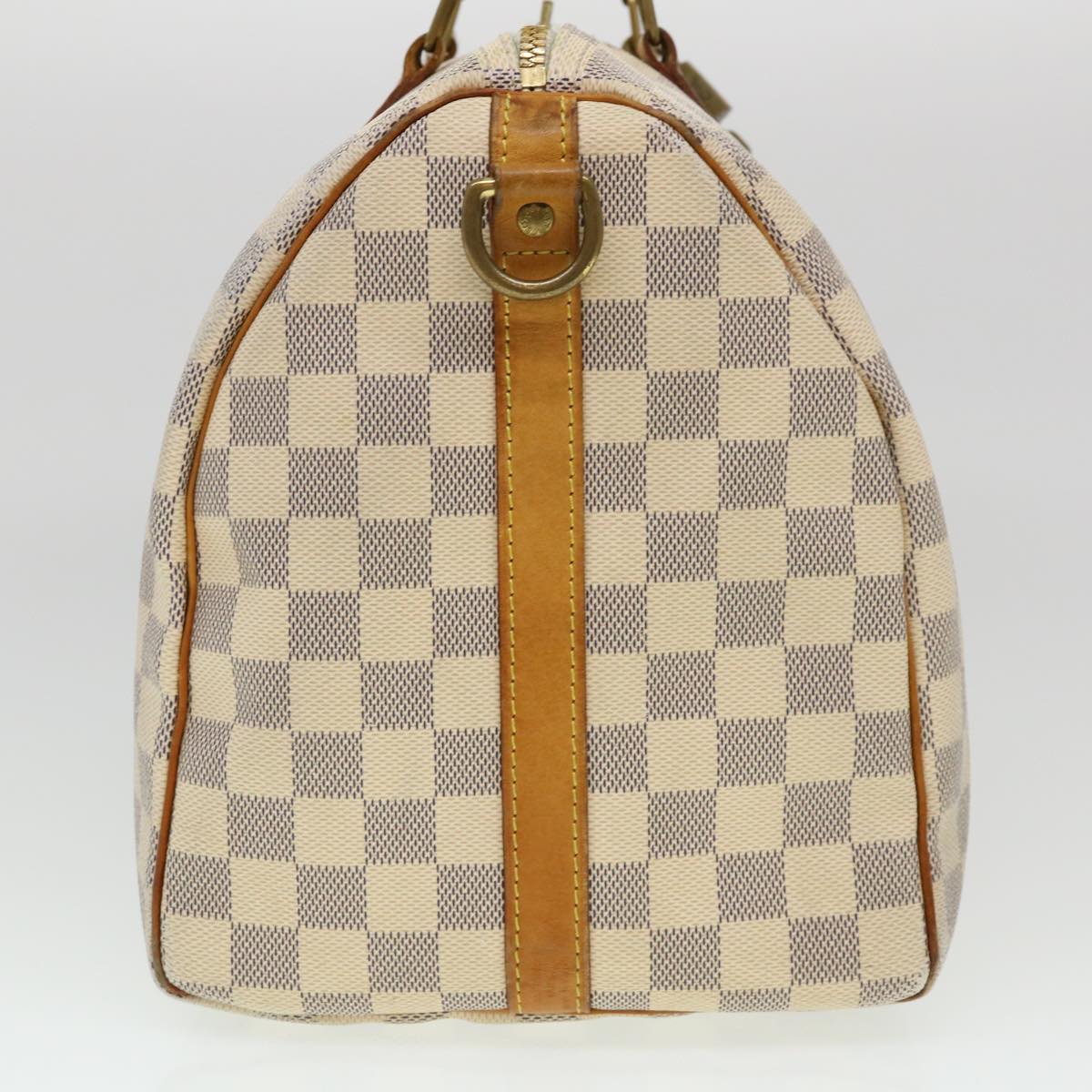 LOUIS VUITTON Damier Azur Speedy Bandouliere 35 Hand Bag N41002 LV Auth 39036