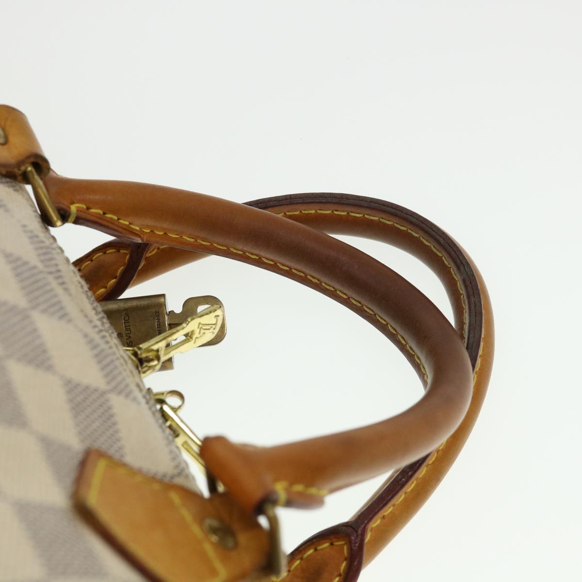 LOUIS VUITTON Damier Azur Speedy Bandouliere 35 Hand Bag N41002 LV Auth 39036