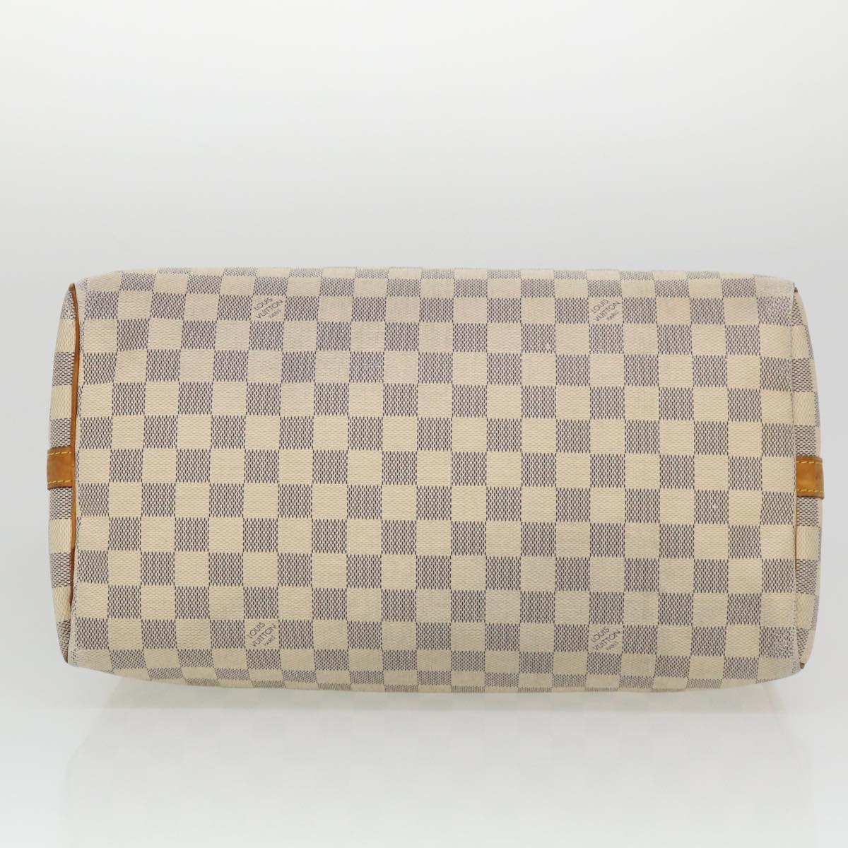 LOUIS VUITTON Damier Azur Speedy Bandouliere 35 Hand Bag N41002 LV Auth 39036