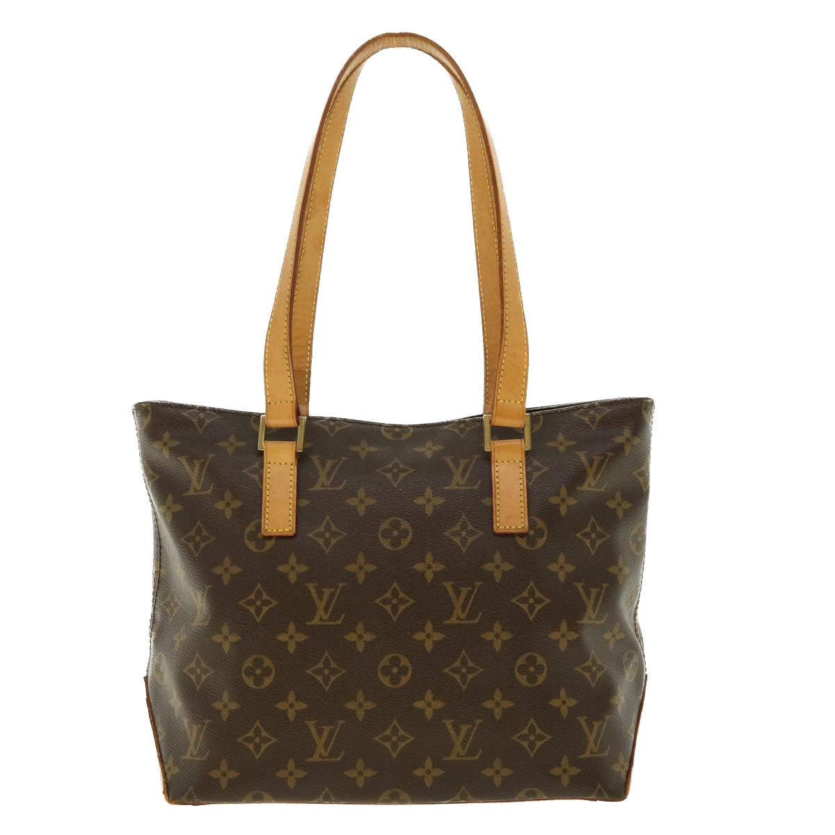 LOUIS VUITTON Monogram Cabas Piano Tote Bag M51148 LV Auth 39038