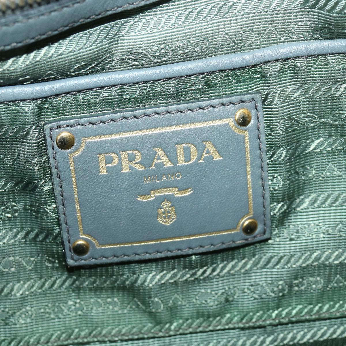 PRADA Shoulder Bag Nylon 2way Khaki Auth 39057