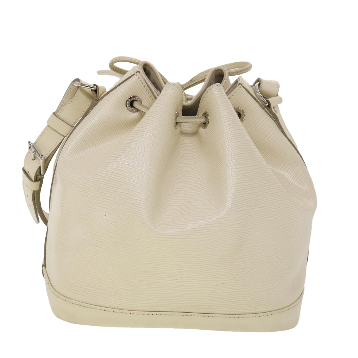 LOUIS VUITTON Epi Petit Noe Shoulder Bag White Yvoire M4084J LV Auth 39066 - 0