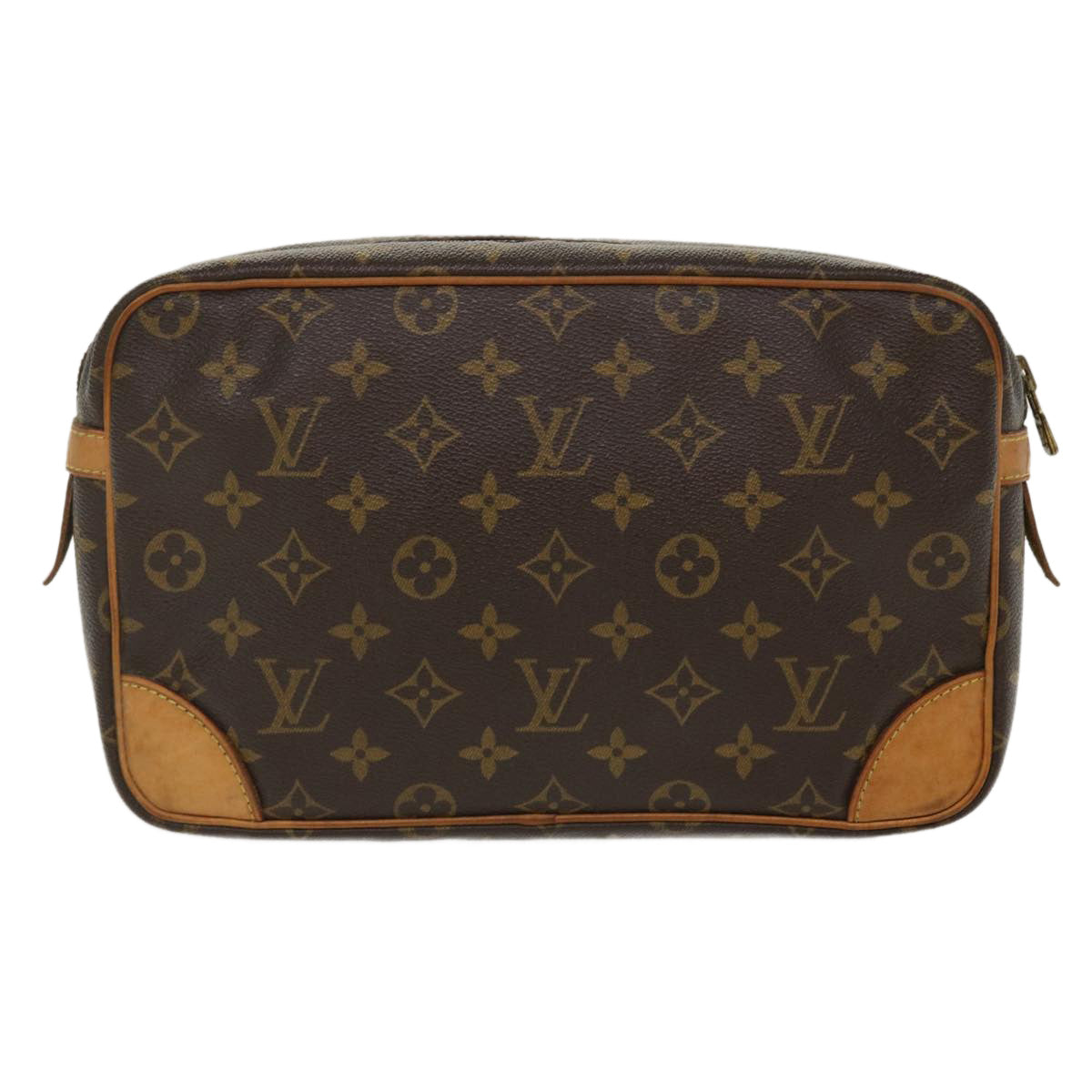 LOUIS VUITTON Monogram Compiegne 28 Clutch Bag M51845 LV Auth 39071 - 0