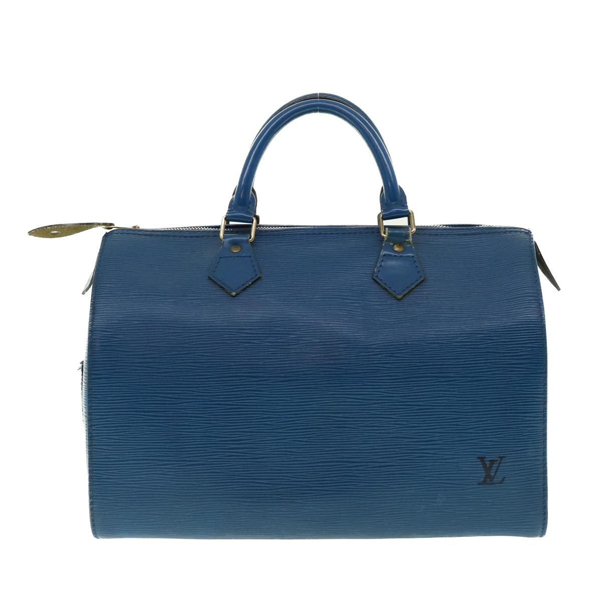 LOUIS VUITTON Epi Speedy 30 Hand Bag Toledo Blue M43005 LV Auth 39078 - 0