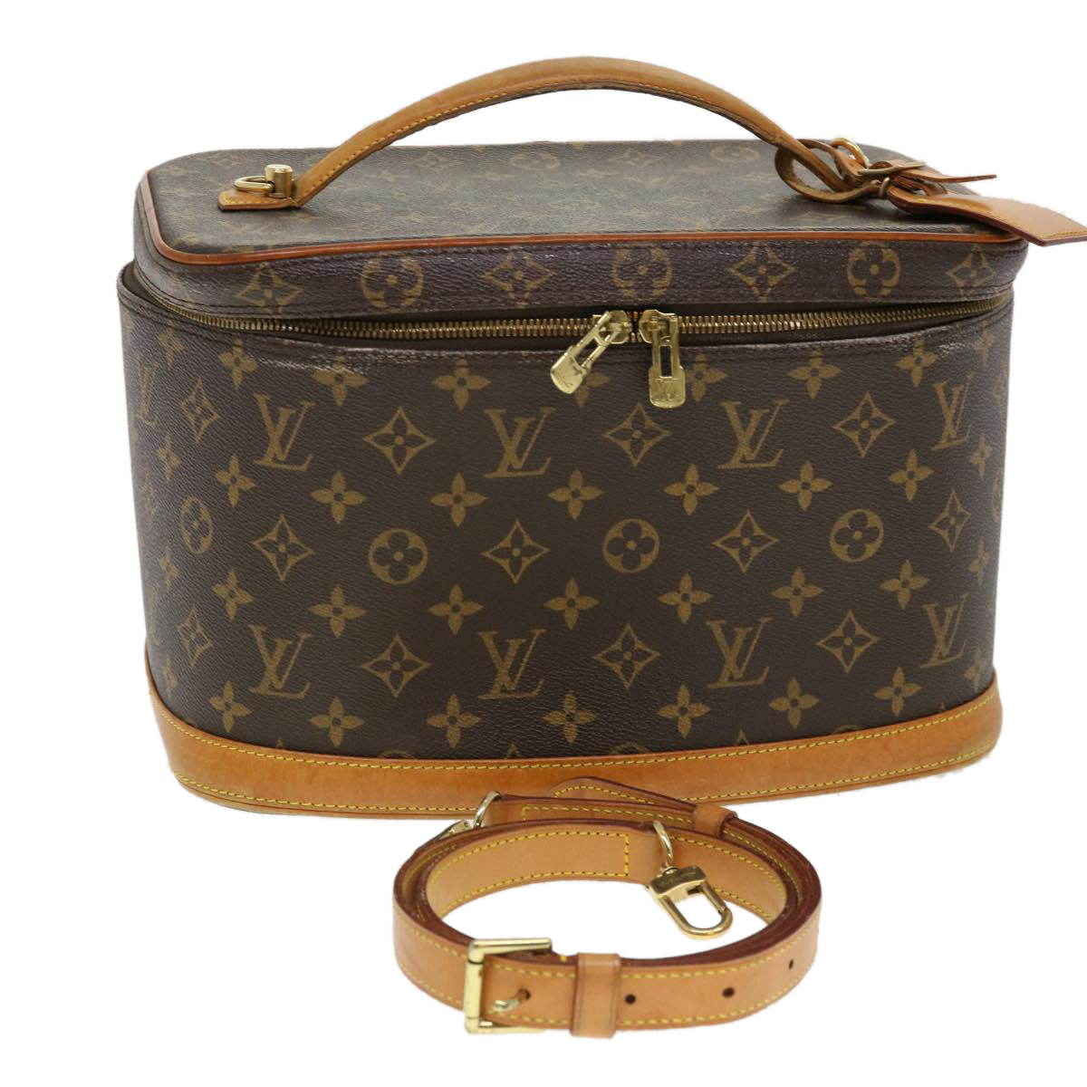 LOUIS VUITTON Monogram Nice Hand Bag M47280 LV Auth 39092