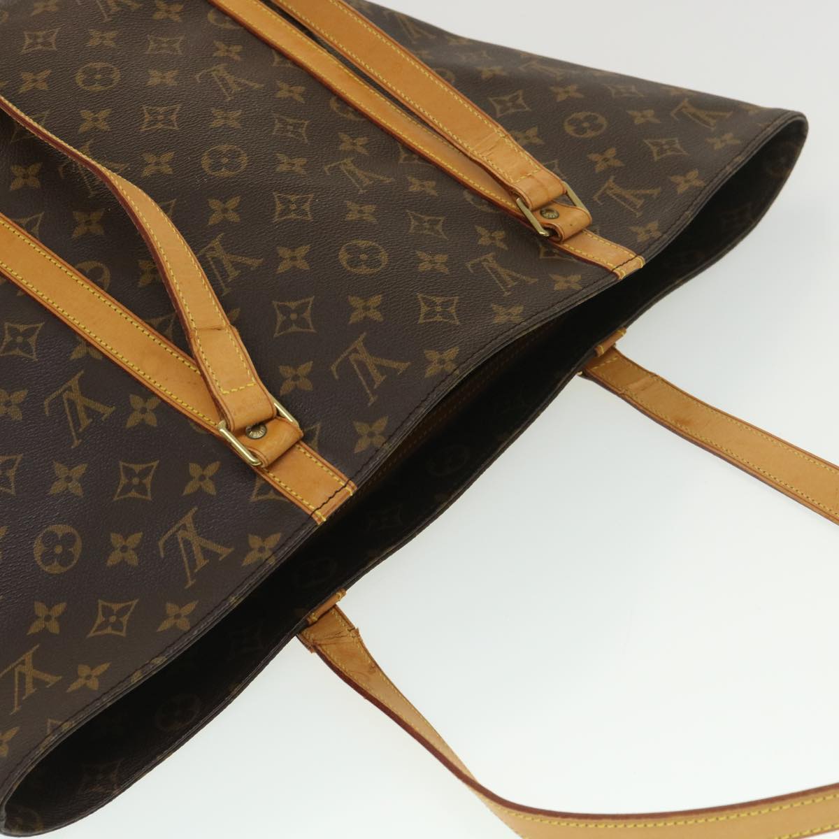 LOUIS VUITTON Monogram Sac Shopping Tote Bag M51108 LV Auth 39106