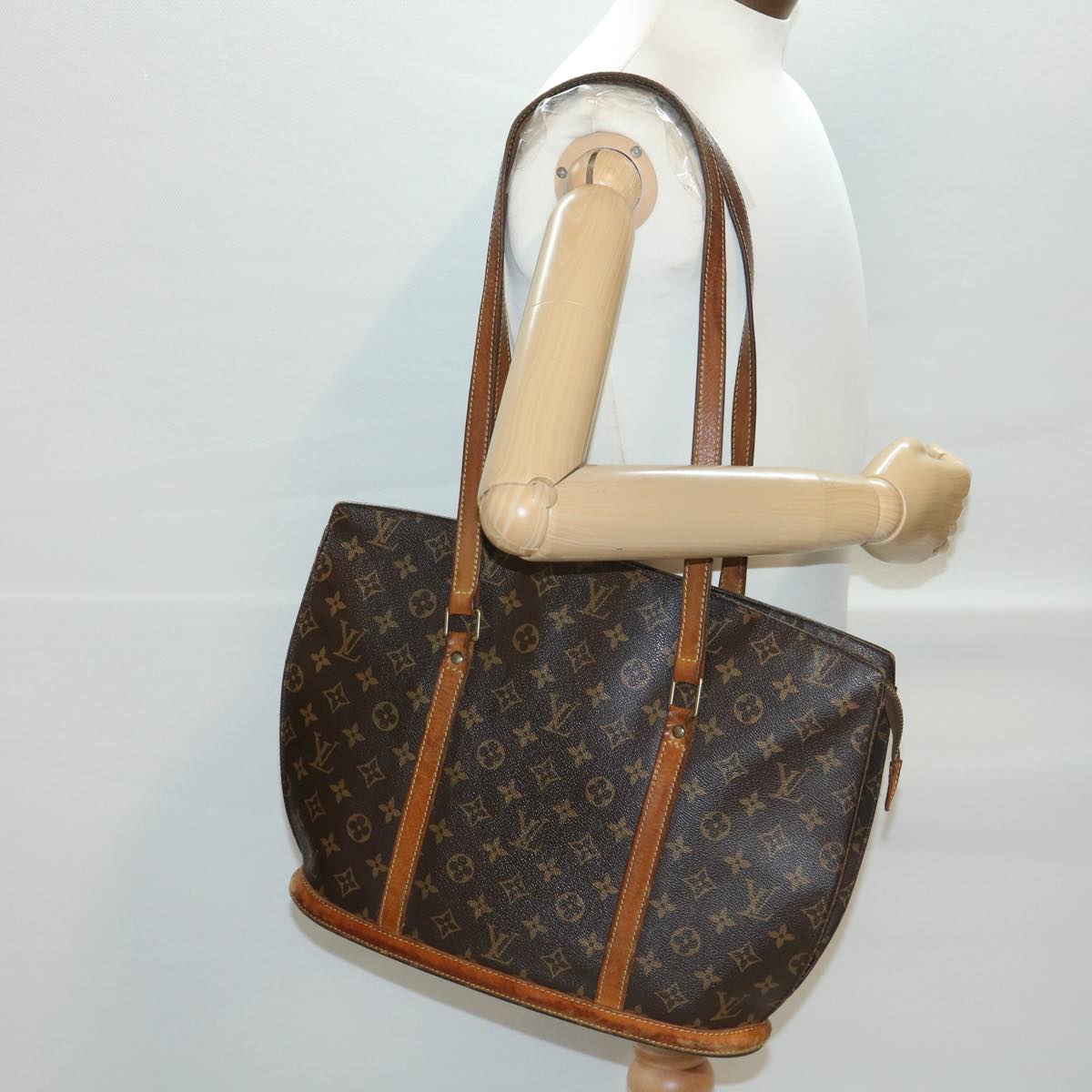 LOUIS VUITTON Monogram Babylone Tote Bag M51102 LV Auth 39112