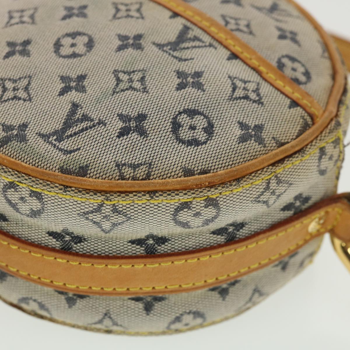 LOUIS VUITTON Monogram Mini Jeanne PM Shoulder Bag Blue M92001 LV Auth 39117