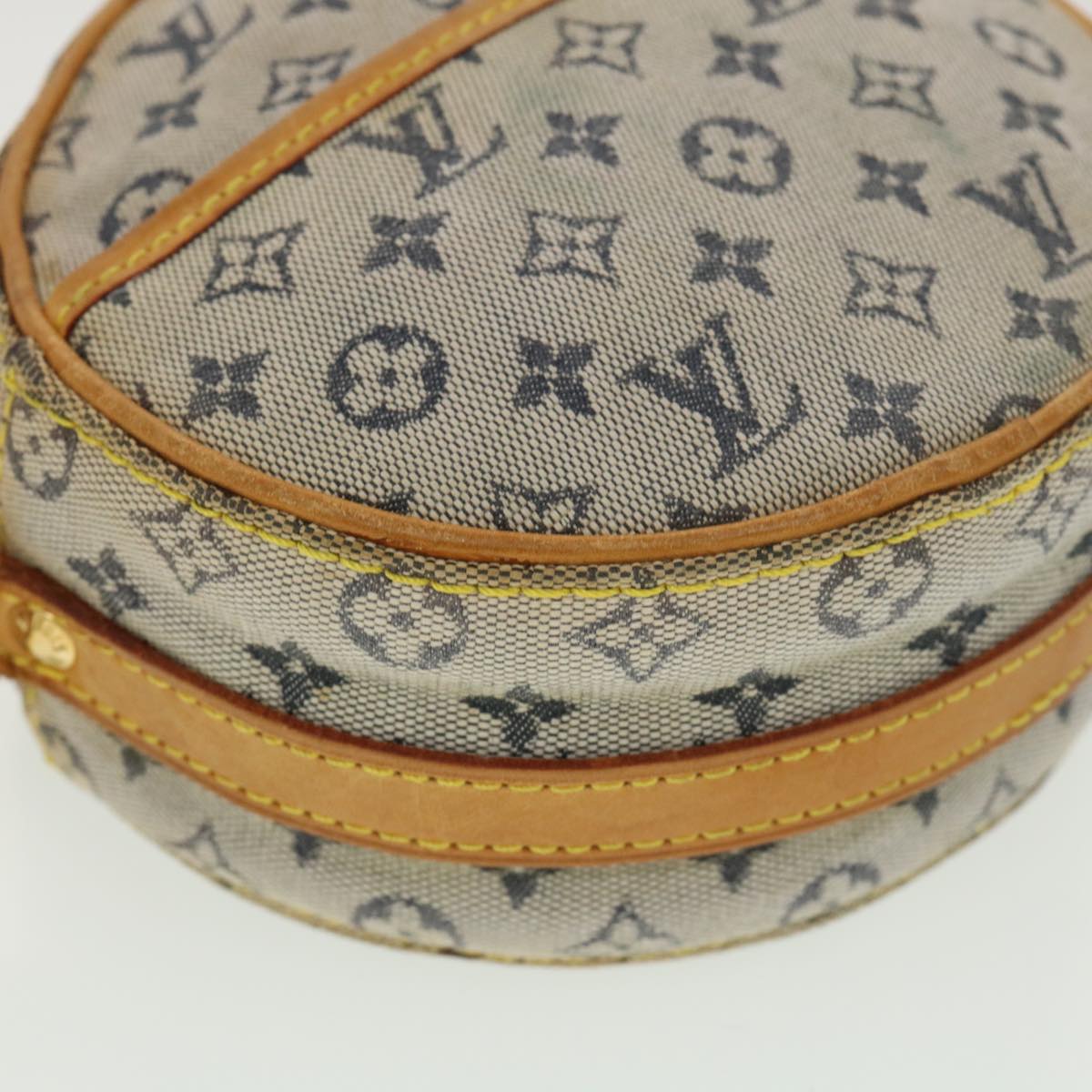 LOUIS VUITTON Monogram Mini Jeanne PM Shoulder Bag Blue M92001 LV Auth 39117