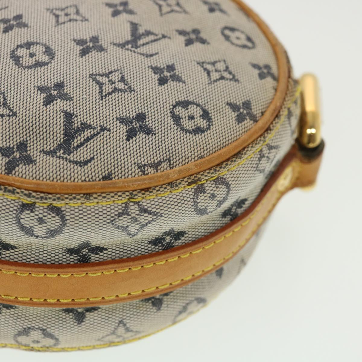 LOUIS VUITTON Monogram Mini Jeanne PM Shoulder Bag Blue M92001 LV Auth 39117