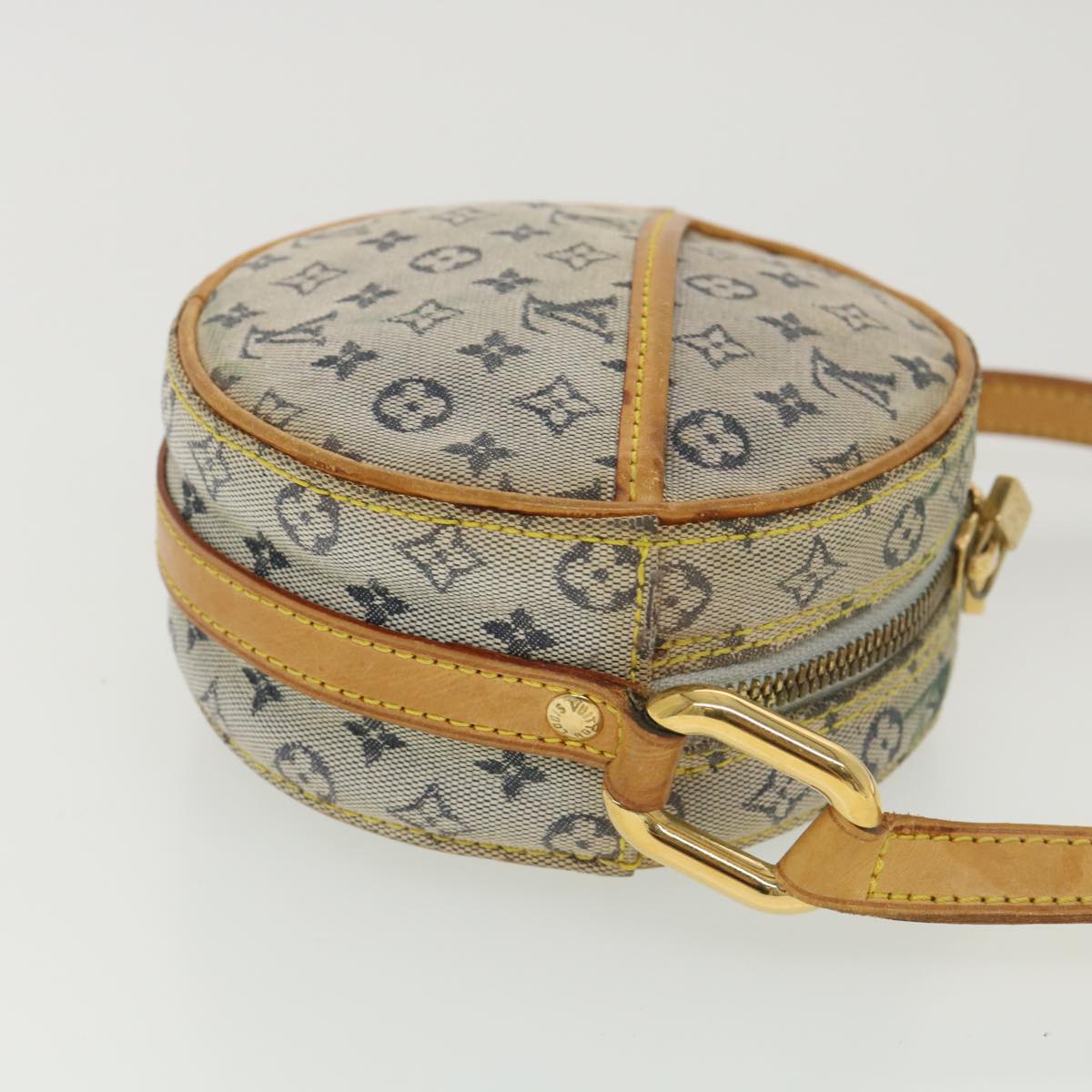 LOUIS VUITTON Monogram Mini Jeanne PM Shoulder Bag Blue M92001 LV Auth 39117