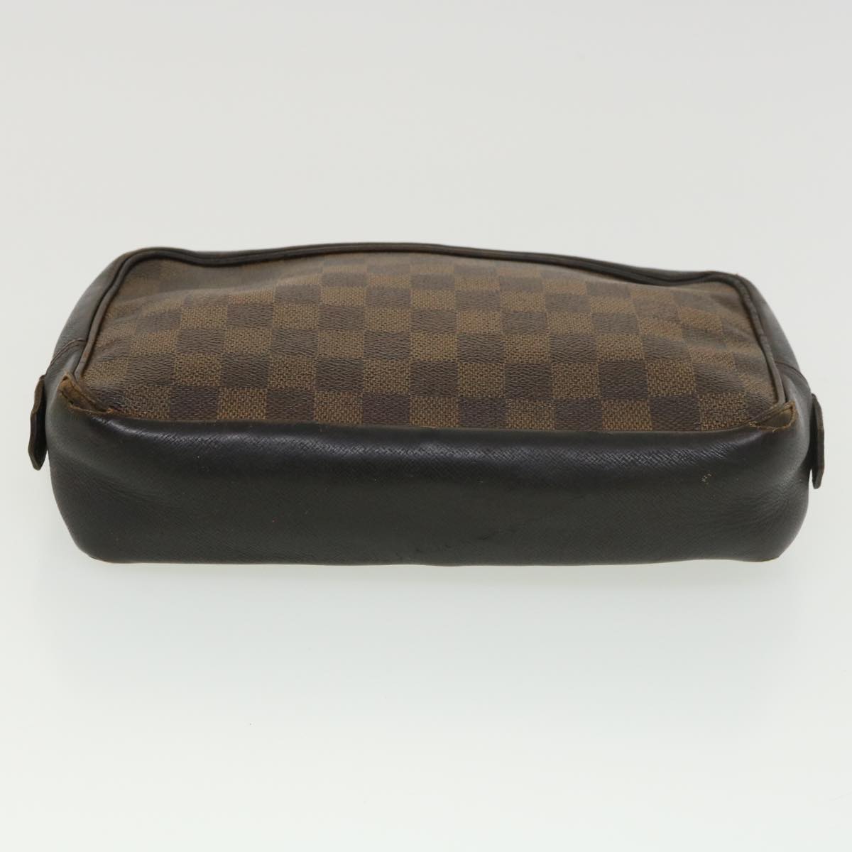 LOUIS VUITTON Damier Ebene Trousse Toilette Clutch Bag N47623 LV Auth 39121