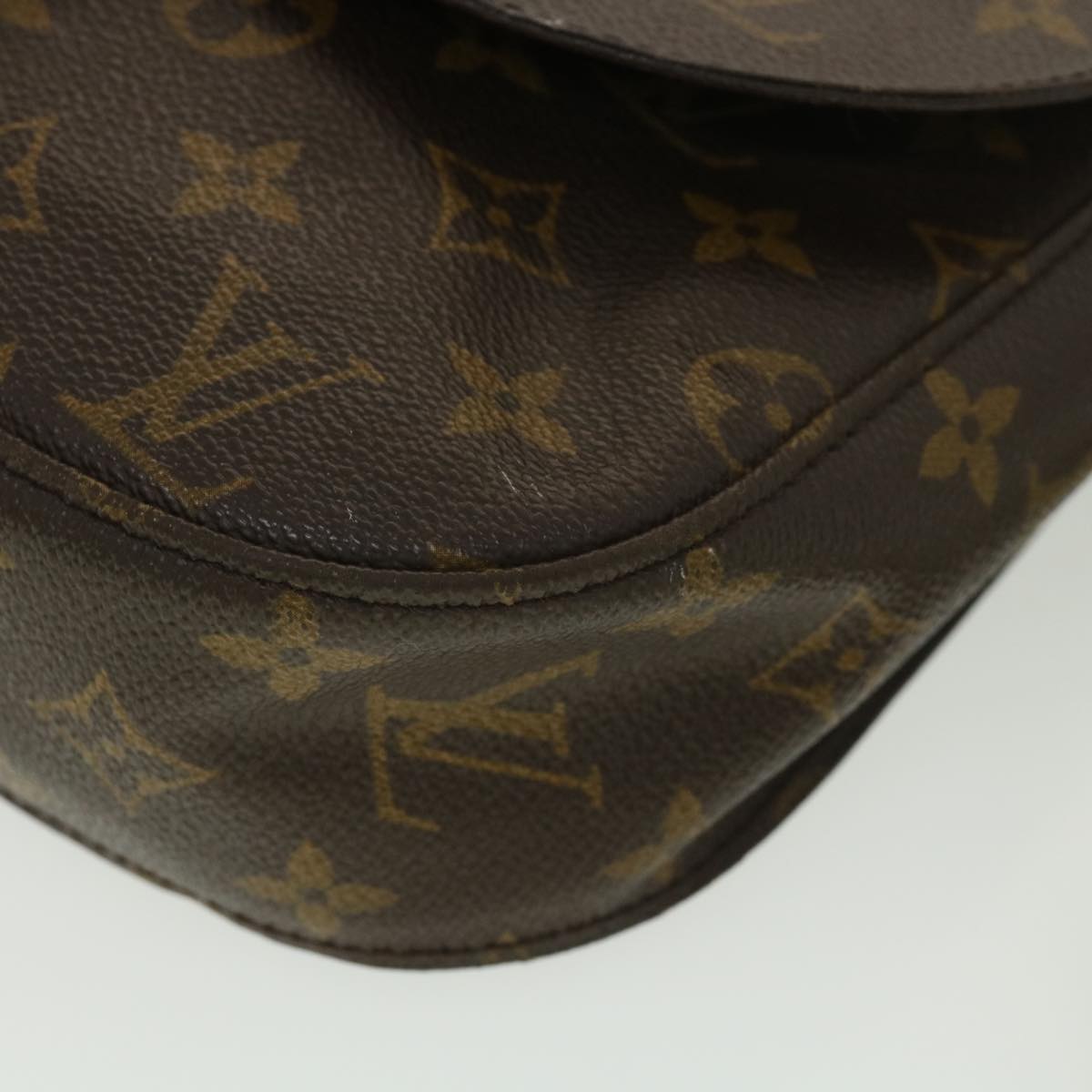 LOUIS VUITTON Monogram Saint Cloud GM Shoulder Bag M51242 LV Auth 39126