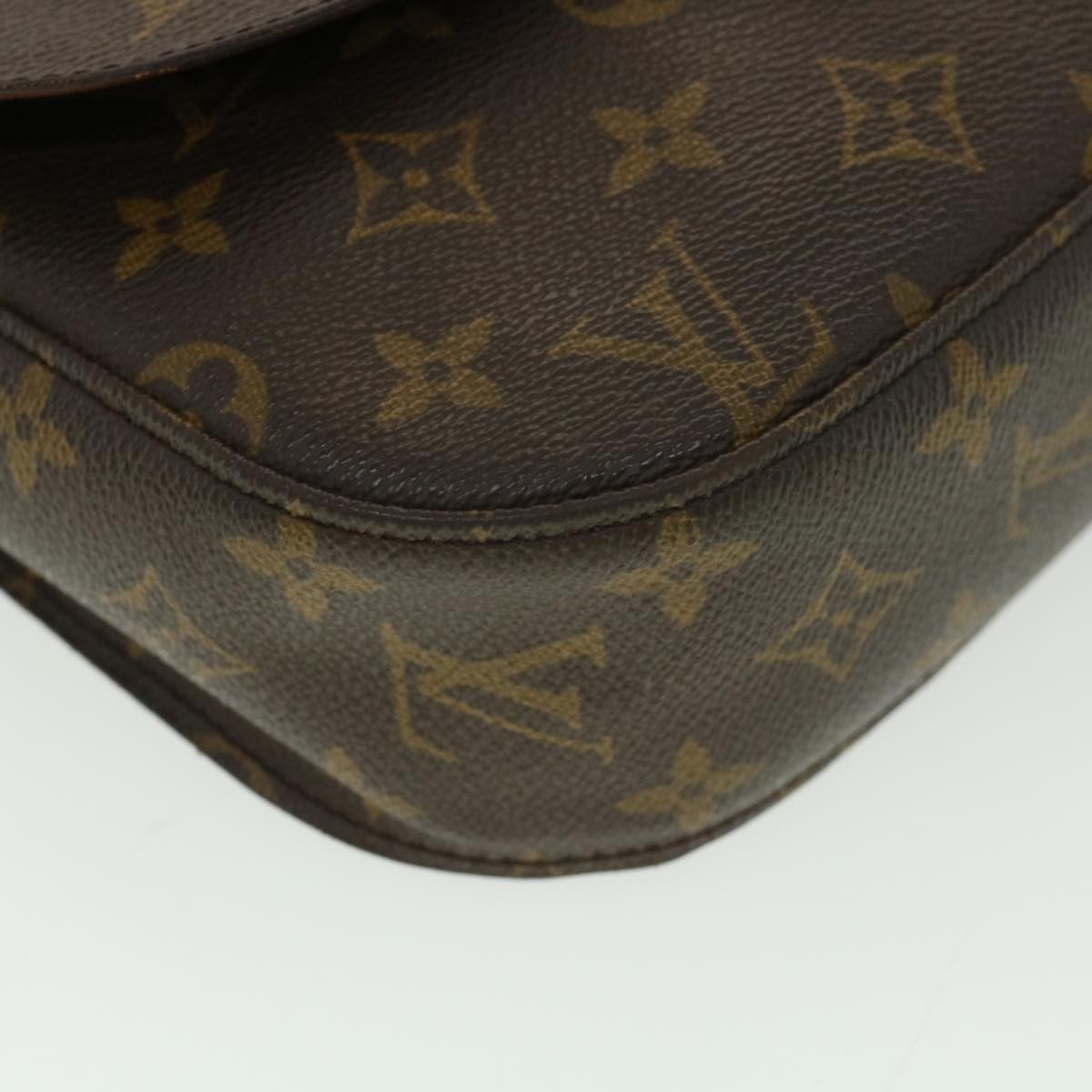 LOUIS VUITTON Monogram Saint Cloud GM Shoulder Bag M51242 LV Auth 39126