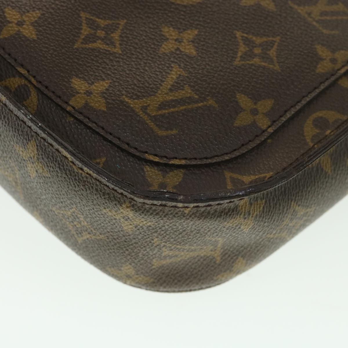 LOUIS VUITTON Monogram Saint Cloud GM Shoulder Bag M51242 LV Auth 39126