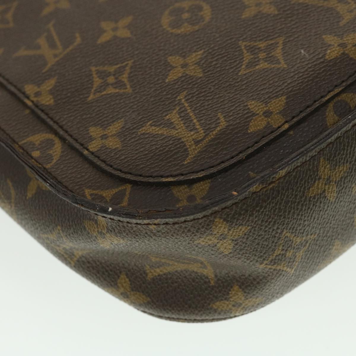 LOUIS VUITTON Monogram Saint Cloud GM Shoulder Bag M51242 LV Auth 39126