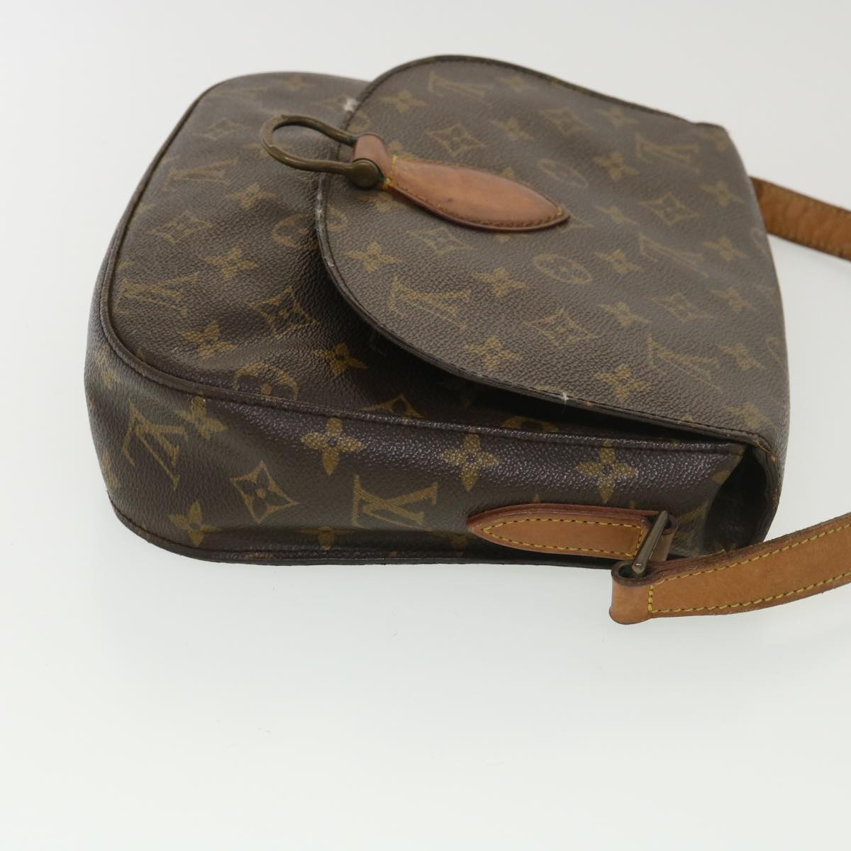 LOUIS VUITTON Monogram Saint Cloud GM Shoulder Bag M51242 LV Auth 39126