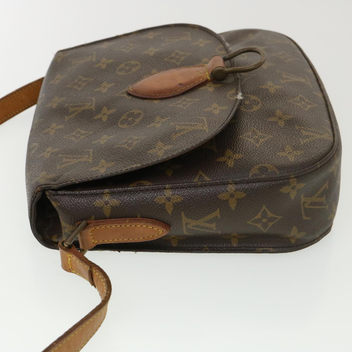 LOUIS VUITTON Monogram Saint Cloud GM Shoulder Bag M51242 LV Auth 39126