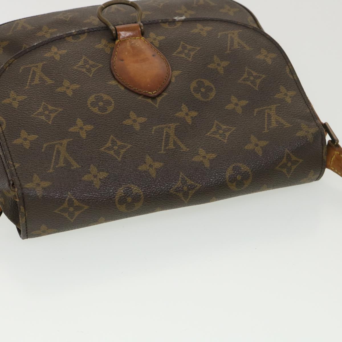 LOUIS VUITTON Monogram Saint Cloud GM Shoulder Bag M51242 LV Auth 39126