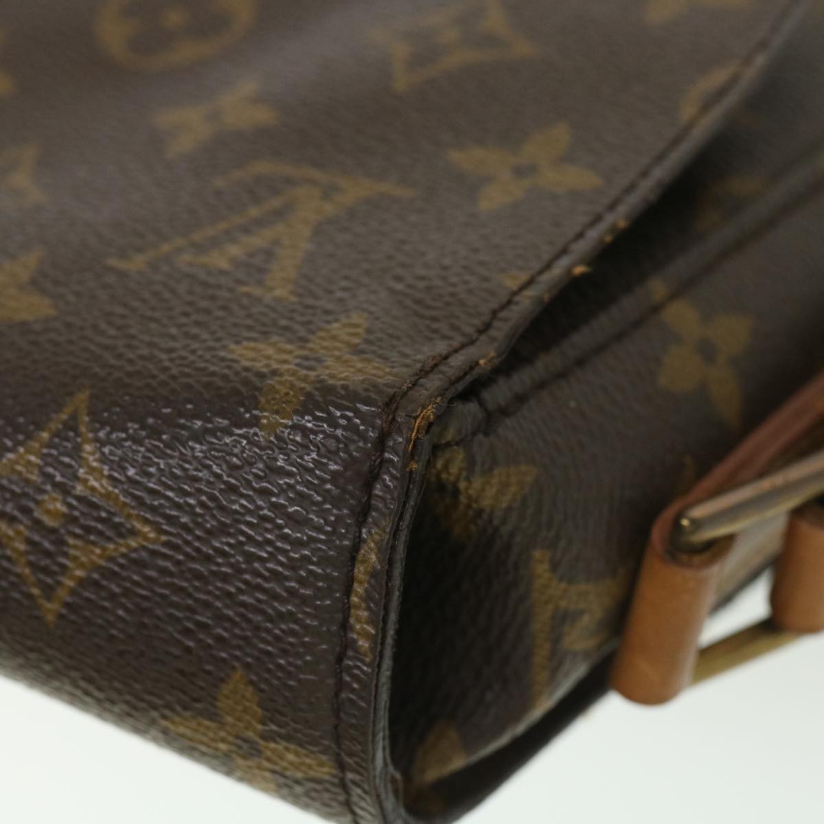 LOUIS VUITTON Monogram Saint Cloud GM Shoulder Bag M51242 LV Auth 39126