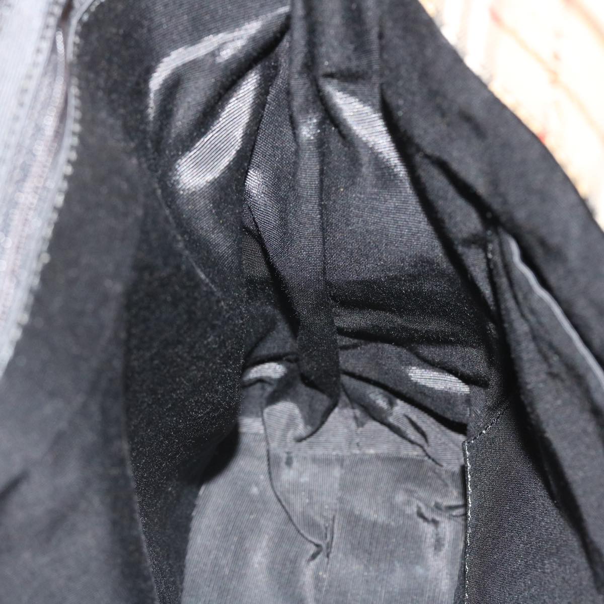 Burberrys Shoulder Bag Nylon Beige Black Red Auth 39178