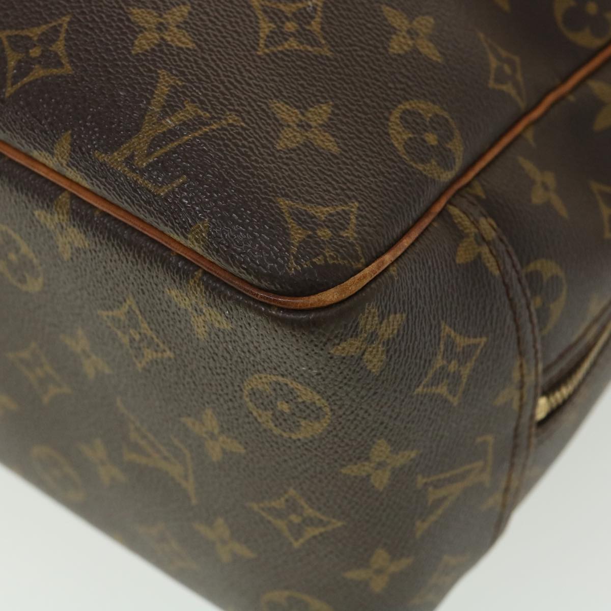 LOUIS VUITTON Monogram Deauville Hand Bag M47270 LV Auth 39187