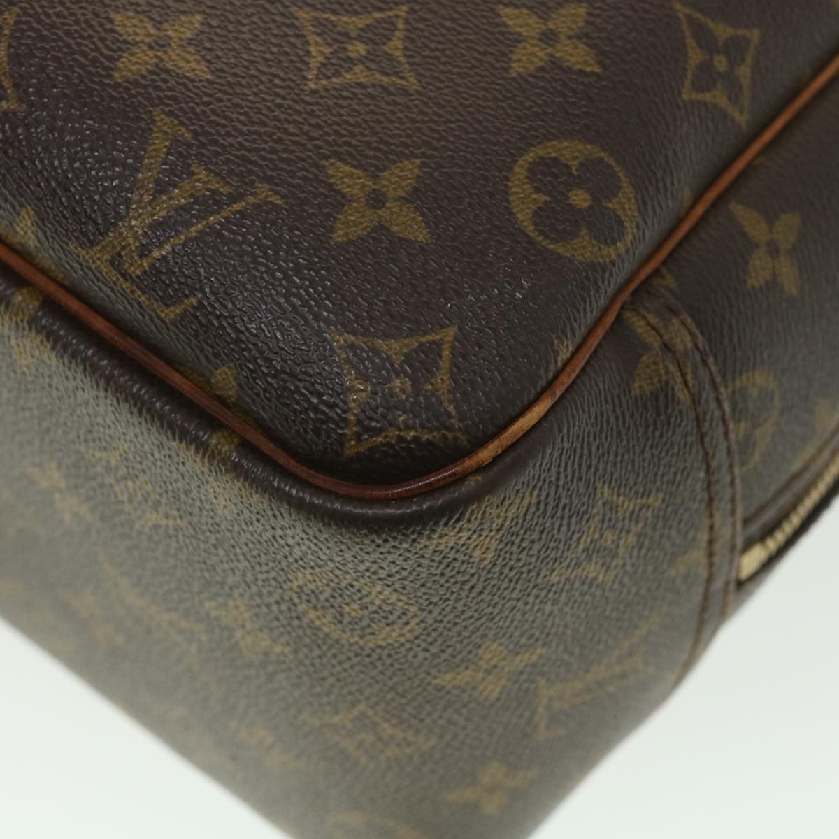 LOUIS VUITTON Monogram Deauville Hand Bag M47270 LV Auth 39187