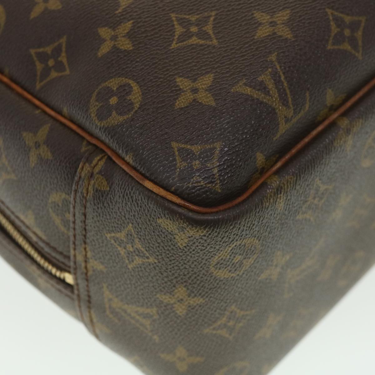 LOUIS VUITTON Monogram Deauville Hand Bag M47270 LV Auth 39187