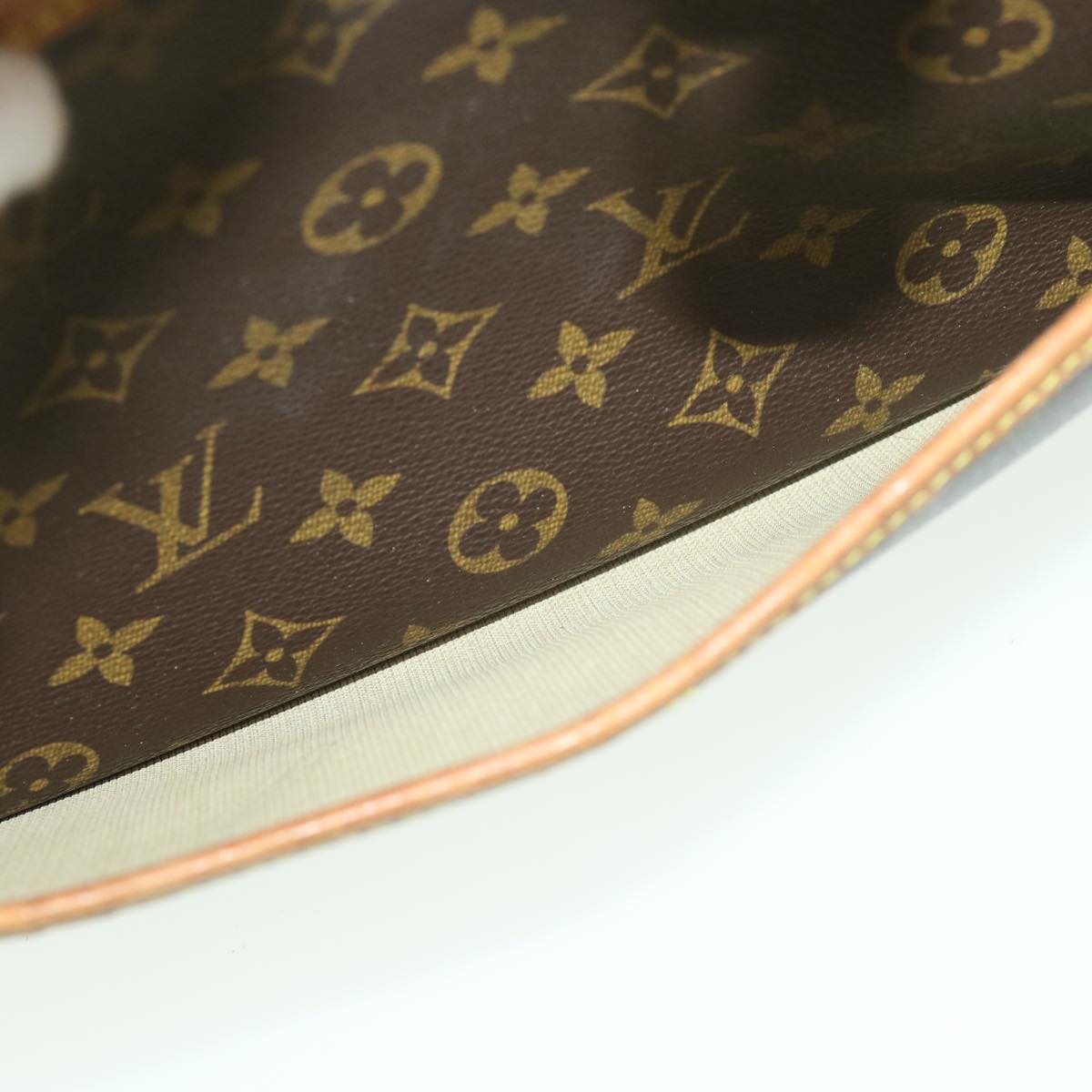 LOUIS VUITTON Monogram Deauville Hand Bag M47270 LV Auth 39187