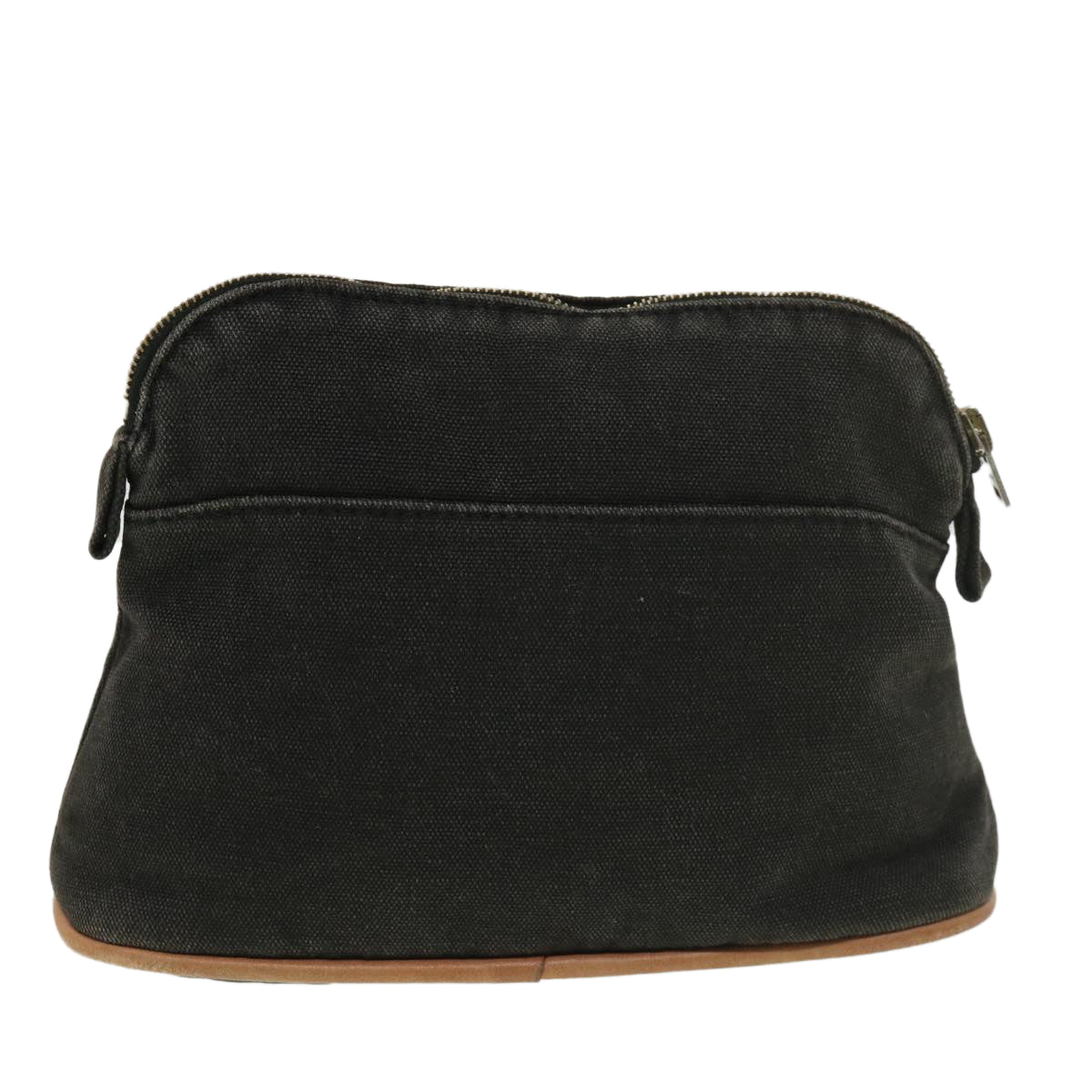 HERMES Bolide Pouch PM Canvas Black Auth 39190 - 0