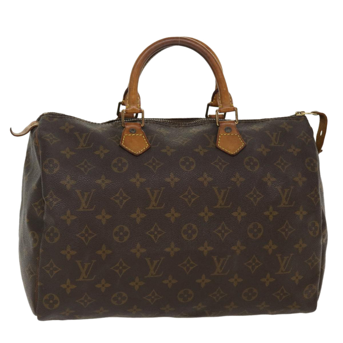 LOUIS VUITTON Monogram Speedy 35 Hand Bag M41524 LV Auth 39209