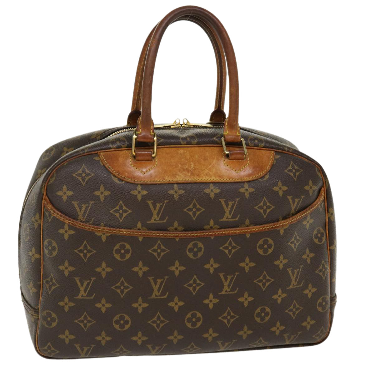 LOUIS VUITTON Monogram Deauville Hand Bag M47270 LV Auth 39226