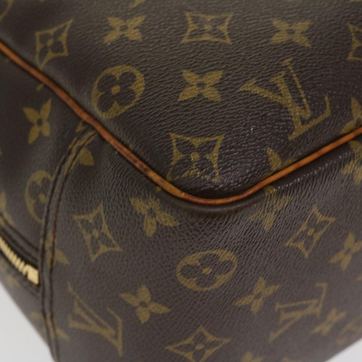 LOUIS VUITTON Monogram Deauville Hand Bag M47270 LV Auth 39226