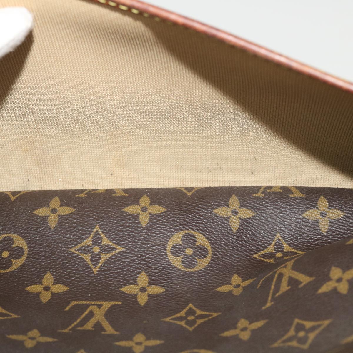 LOUIS VUITTON Monogram Deauville Hand Bag M47270 LV Auth 39226