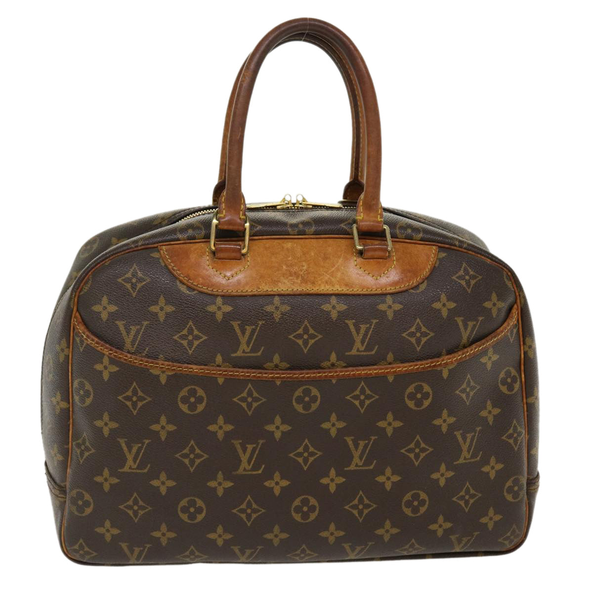 LOUIS VUITTON Monogram Deauville Hand Bag M47270 LV Auth 39226