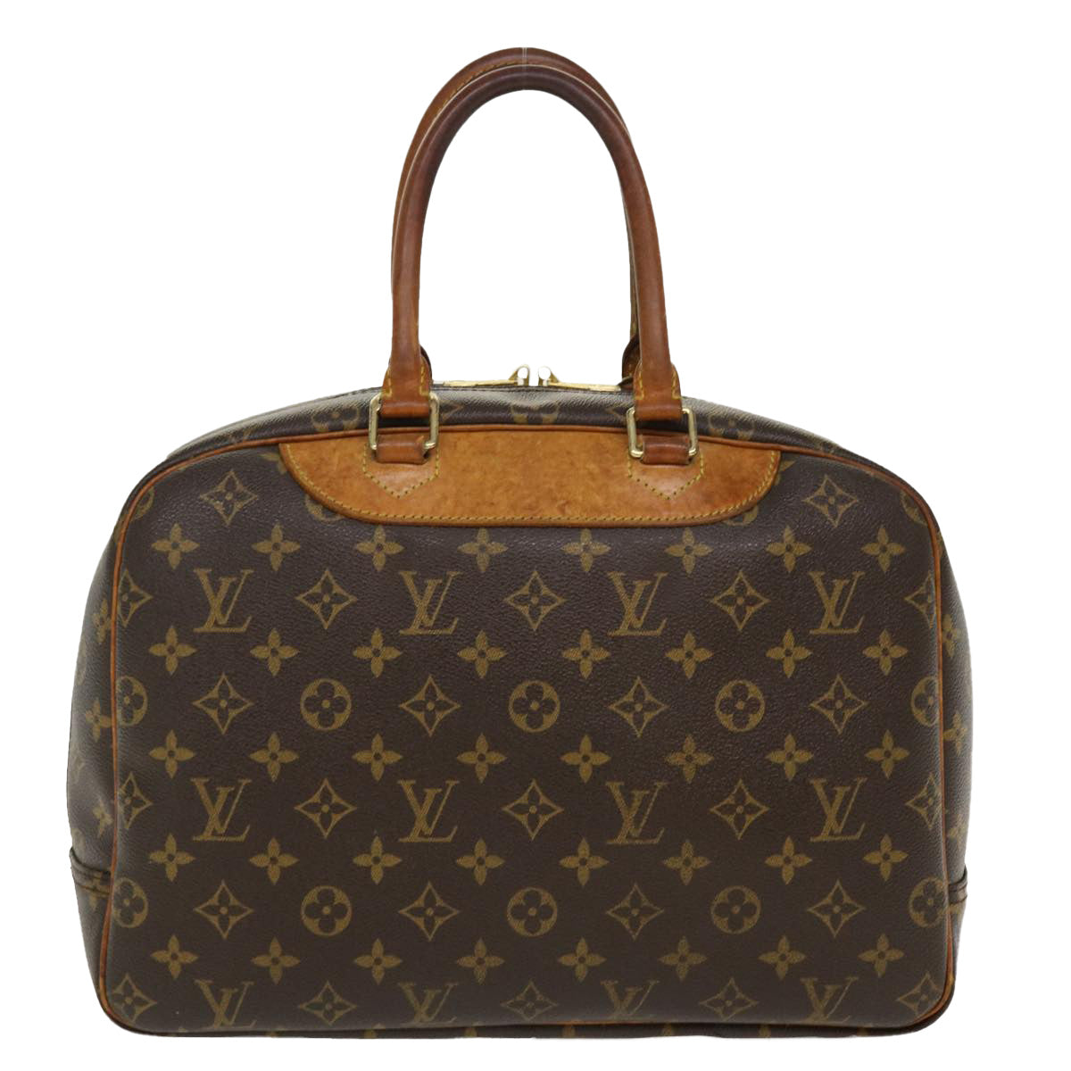 LOUIS VUITTON Monogram Deauville Hand Bag M47270 LV Auth 39226