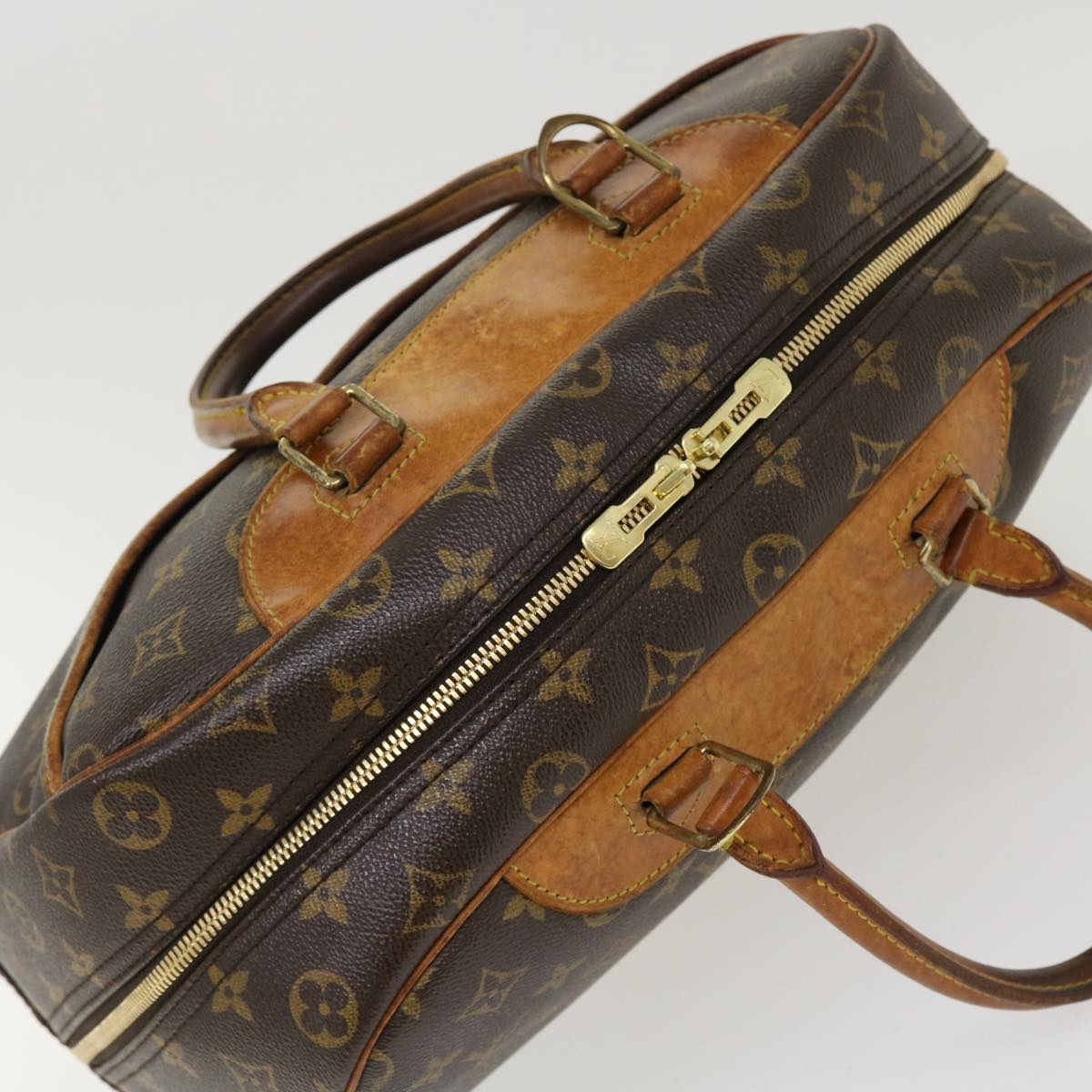 LOUIS VUITTON Monogram Deauville Hand Bag M47270 LV Auth 39226